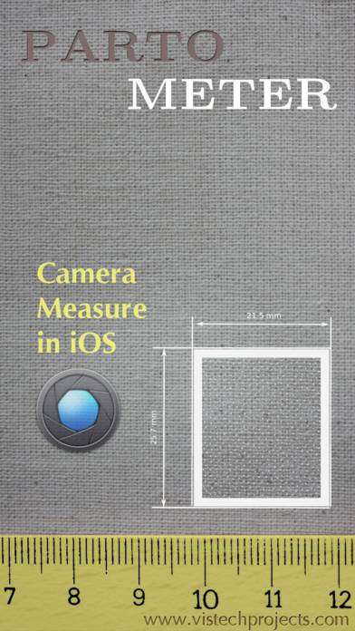 Partometer - camera measure Bildschirmfoto