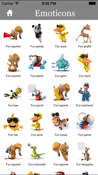 3D Emoji Characters Stickers Schermata dell'app #3