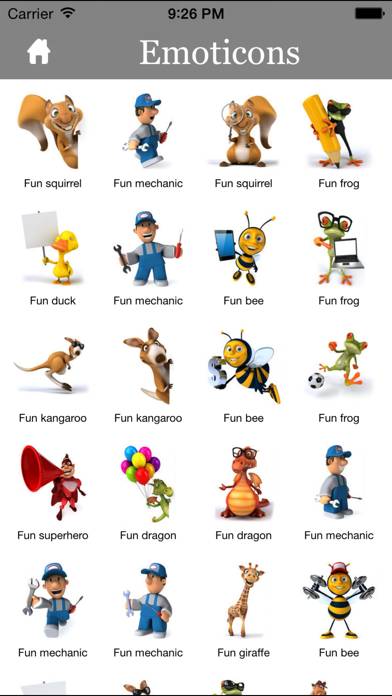 3D Emoji Characters Stickers App screenshot #5