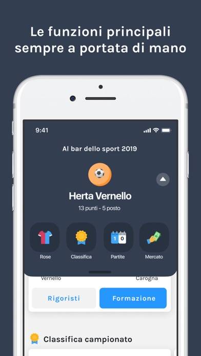 Fanta.Soccer Leghe Fantacalcio Schermata dell'app #1