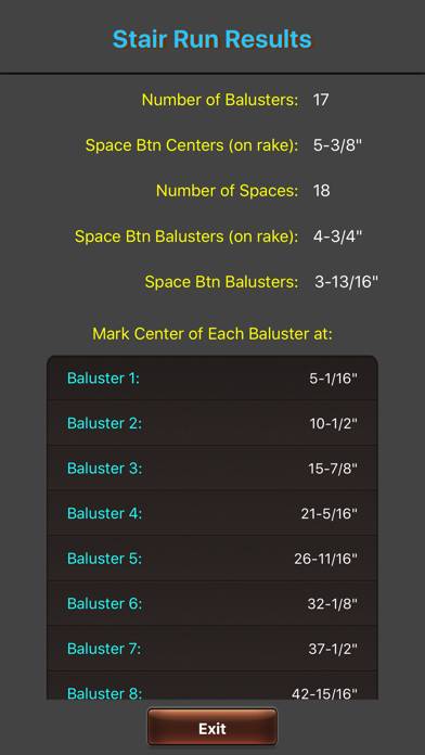 Baluster Calculator Elite App screenshot #2