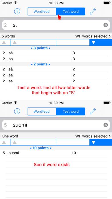 WordsFinder Wordfeud Finnish App screenshot #5