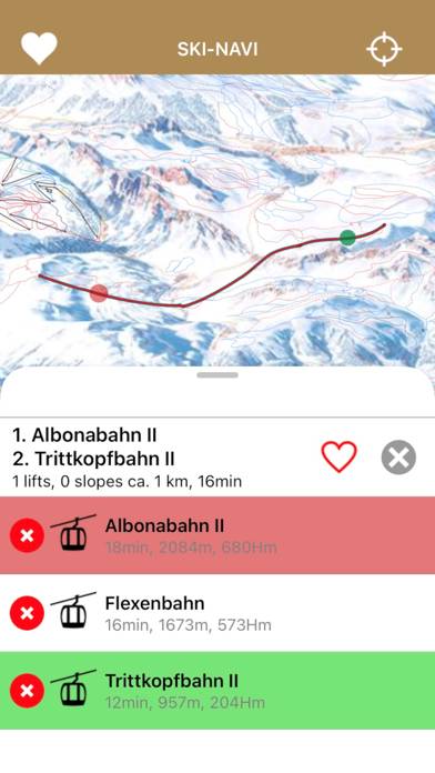 Ski Arlberg App skärmdump #3
