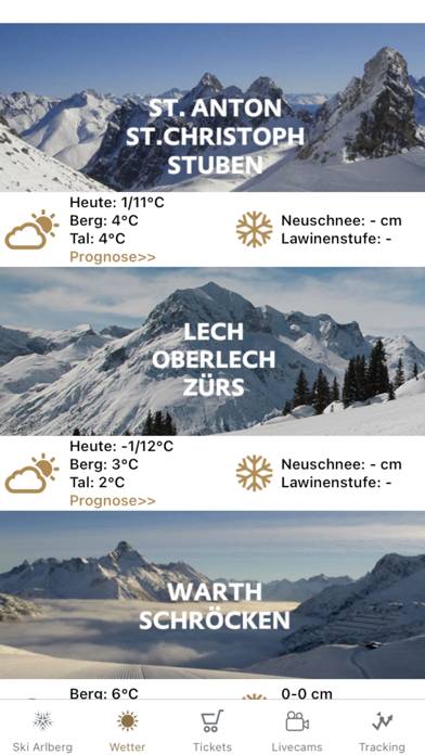Ski Arlberg App skärmdump #5