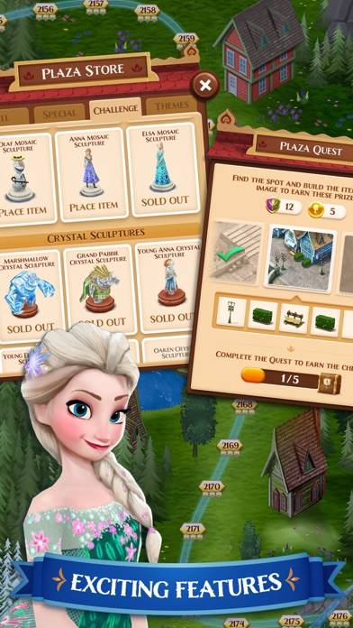 Disney Frozen Free Fall Game Скриншот приложения #2