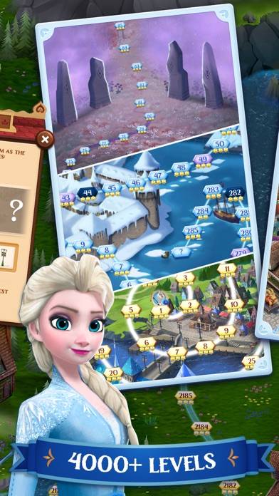 Disney Frozen Free Fall Game Скриншот приложения #3