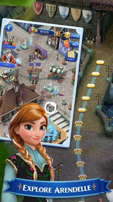 Disney Frozen Free Fall Game App screenshot #4