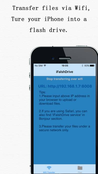IFlashDrive File Transferrer App screenshot #1