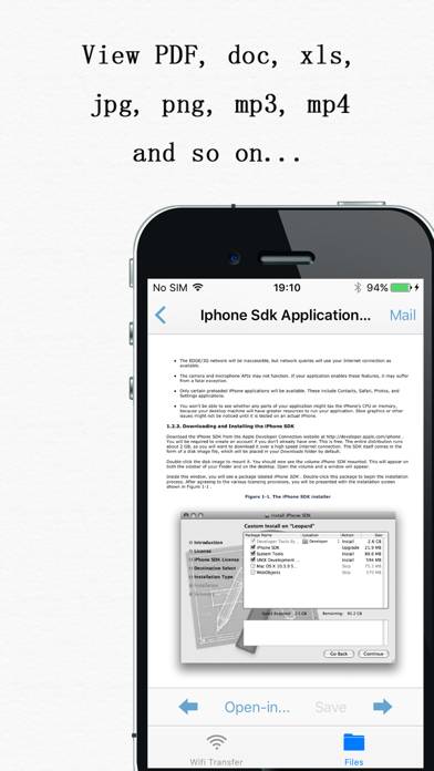 IFlashDrive File Transferrer Schermata dell'app #3