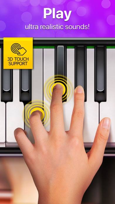 Piano Keyboard & Music Tiles Schermata dell'app #1