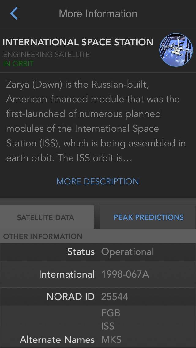 SkyView Satellite Guide App-Screenshot #5