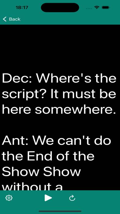 Teleprompter App Capture d'écran de l'application