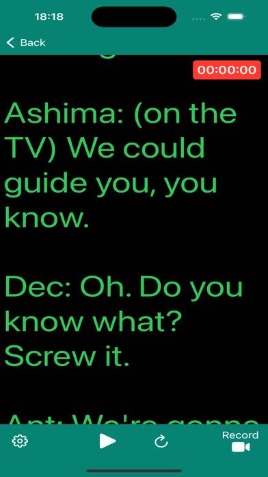 Teleprompter App Capture d'écran de l'application