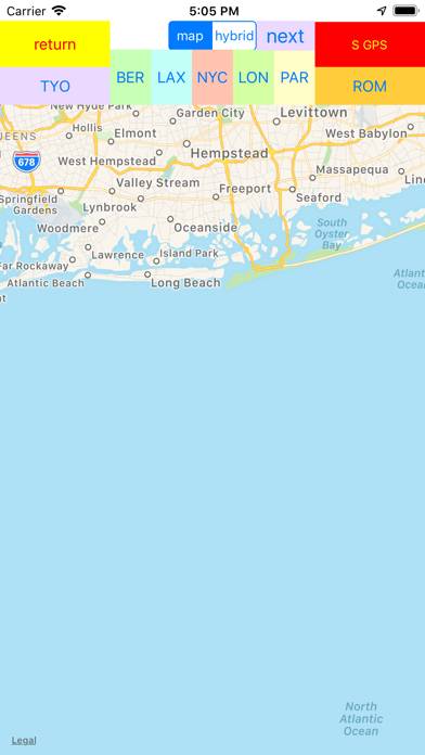 Magnet and 6 GPS maps latitude App screenshot #3