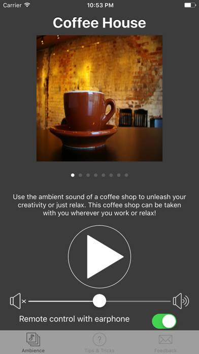 Ambient Cafe screenshot