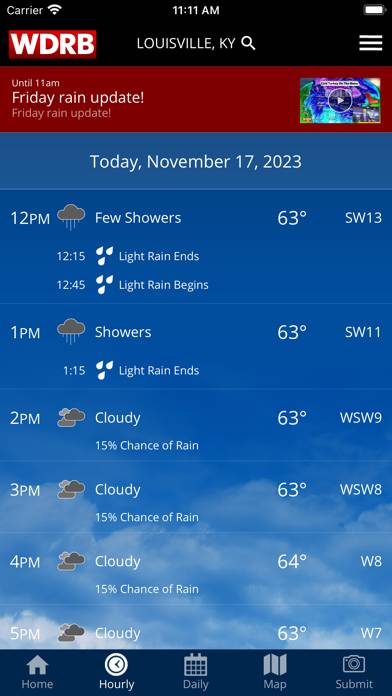 WDRB Weather App screenshot
