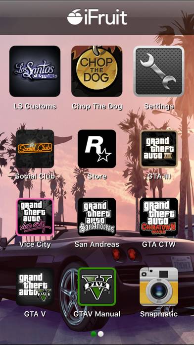 Grand Theft Auto: iFruit Schermata dell'app #1