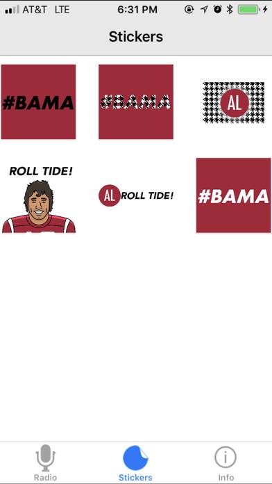 Radio for Alabama Football App screenshot #3