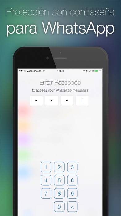 Password for WhatsApp Messages App-Screenshot #1