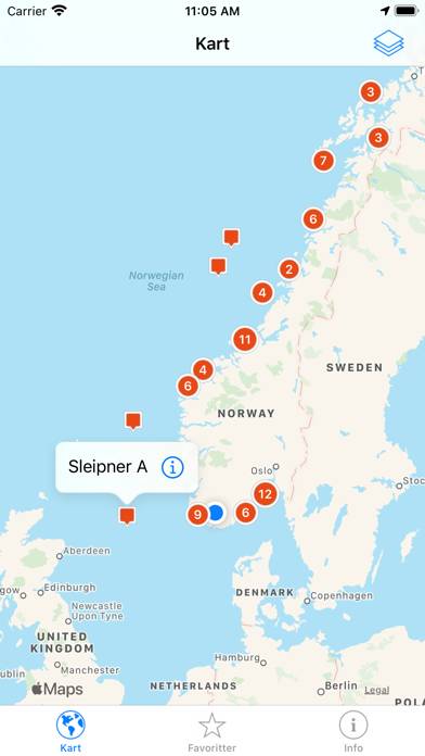 KystVær App skärmdump