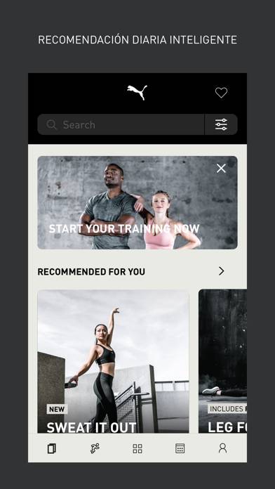 PUMATRAC Run, Train, Fitness Captura de pantalla de la aplicación #1