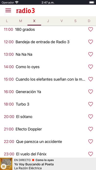 Radio 3 Captura de pantalla de la aplicación #4