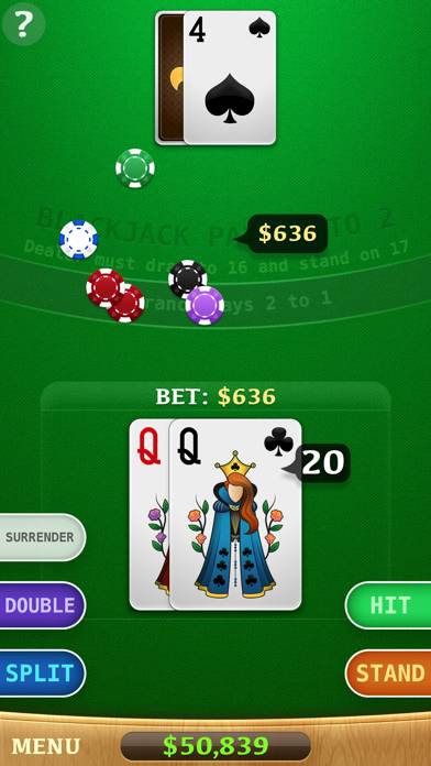 ⋆Blackjack App screenshot #1