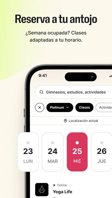 Wellhub (Gympass) Captura de pantalla de la aplicación