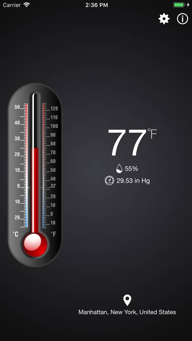 Thermometer plus plus App Capture d'écran de l'application #1