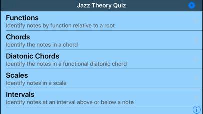 Jazz Theory Quiz screenshot