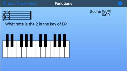 Jazz Theory Quiz Capture d'écran de l'application #2
