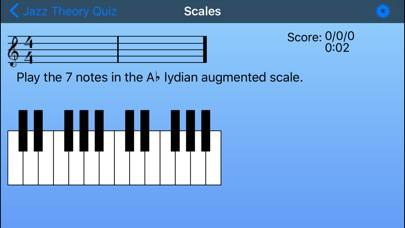 Jazz Theory Quiz Capture d'écran de l'application #5