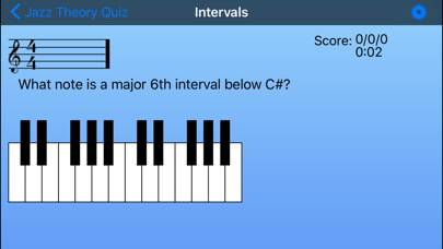 Jazz Theory Quiz Capture d'écran de l'application #6