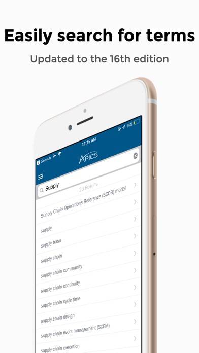 APICS Dictionary App screenshot #1