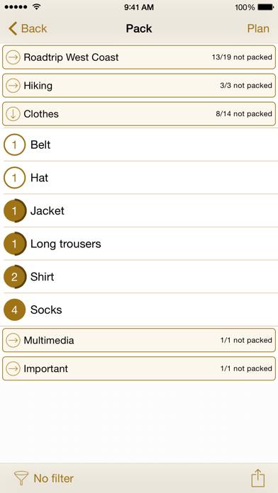 Pack The Bag Pro App-Screenshot #4