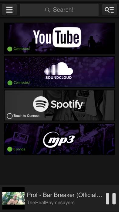 Amplifind Music Player and Visualizer Captura de pantalla de la aplicación #2