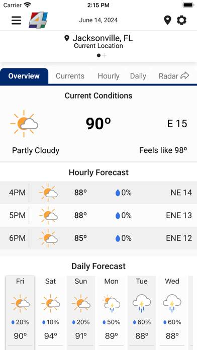 News4Jax Weather Authority App screenshot