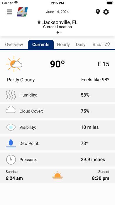 News4Jax Weather Authority App screenshot