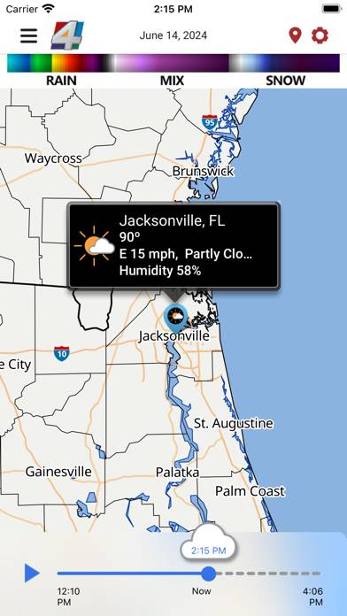 News4Jax Weather Authority App screenshot