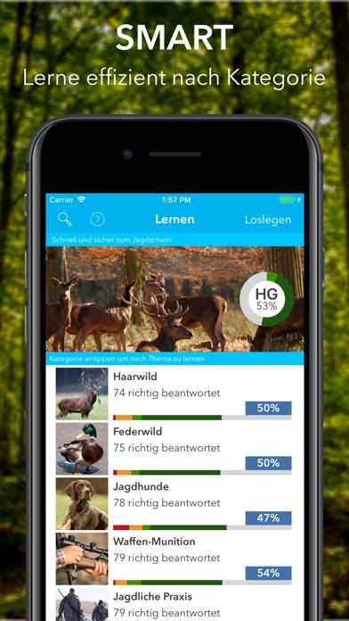 Heintges Jagdtrainer App-Screenshot #1