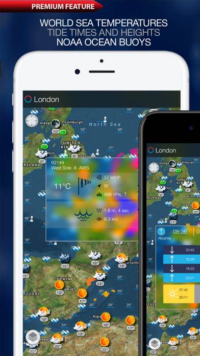 Weather Alert Map Europe Скриншот приложения #3