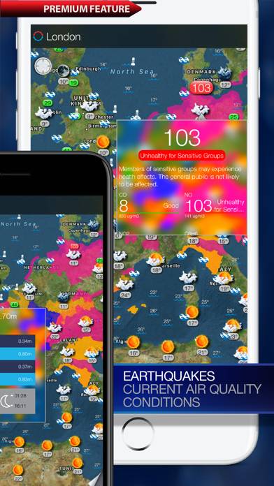 Weather Alert Map Europe Скриншот приложения #4