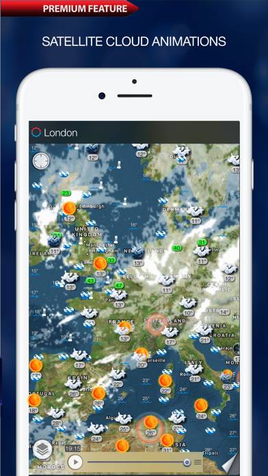 Weather Alert Map Europe Скриншот приложения #5