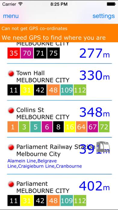 Melbourne Trams Capture d'écran de l'application #4