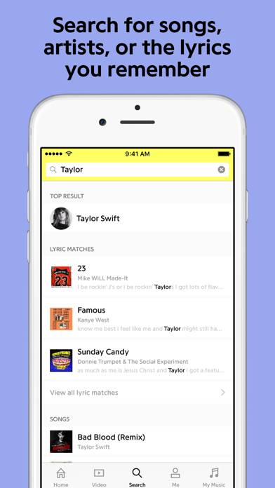 Genius: Song Lyrics Finder App skärmdump #2