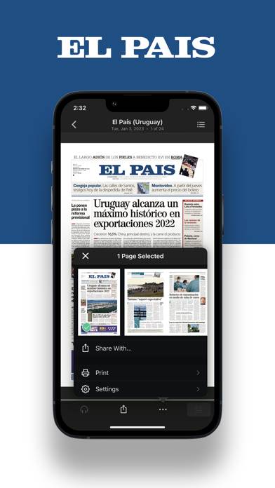 El País Epaper Captura de pantalla de la aplicación #2
