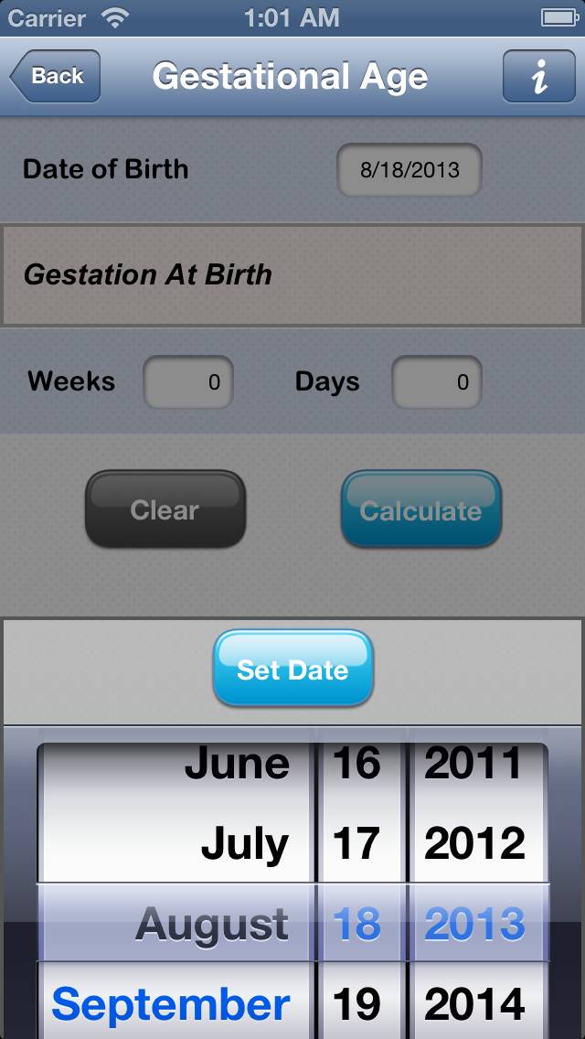 NICU Calculator App screenshot #4