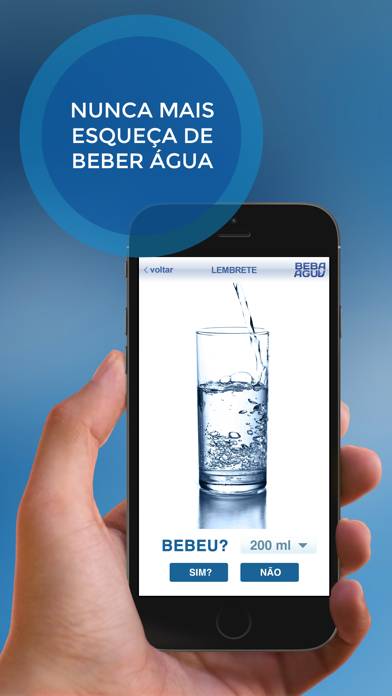 Beba Água App screenshot #3