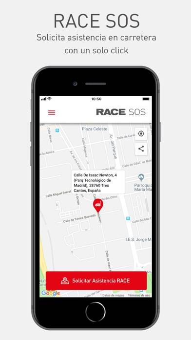 RACE SOS Asistencia App screenshot #2