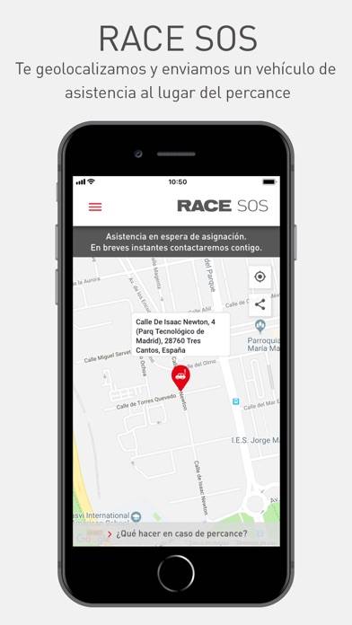 RACE SOS Asistencia App screenshot #3